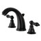 Kingston Brass KB980AKL Duchess Widespread Bathroom Faucet W/Plastic Pop-Up, Matte Blk KB980AKL - alternate 1